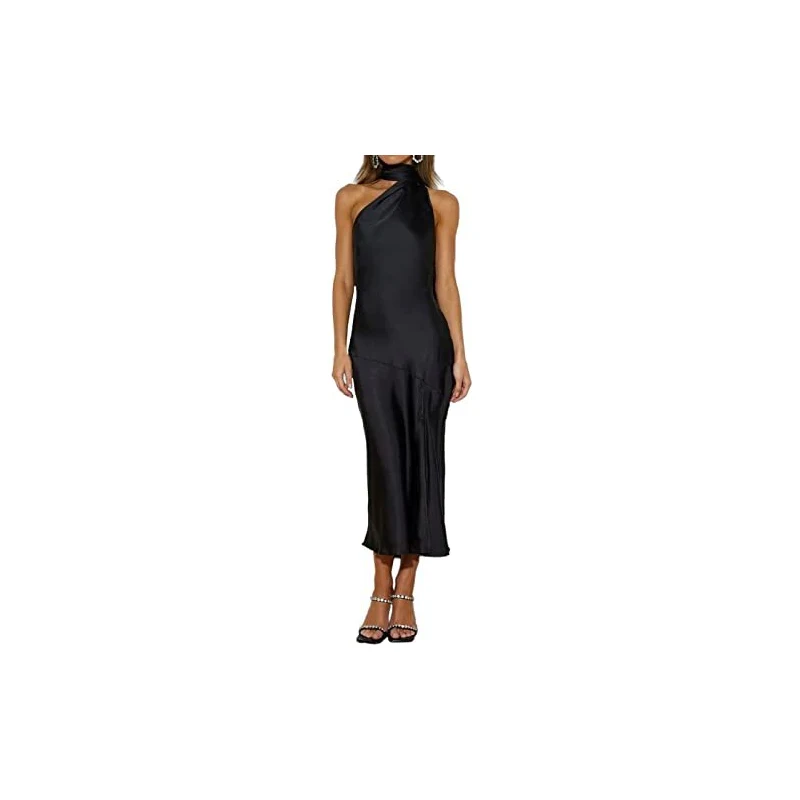 SHEIN EZwear Vesto corto casual da donna, senza maniche, a girocollo, di colore tinta una