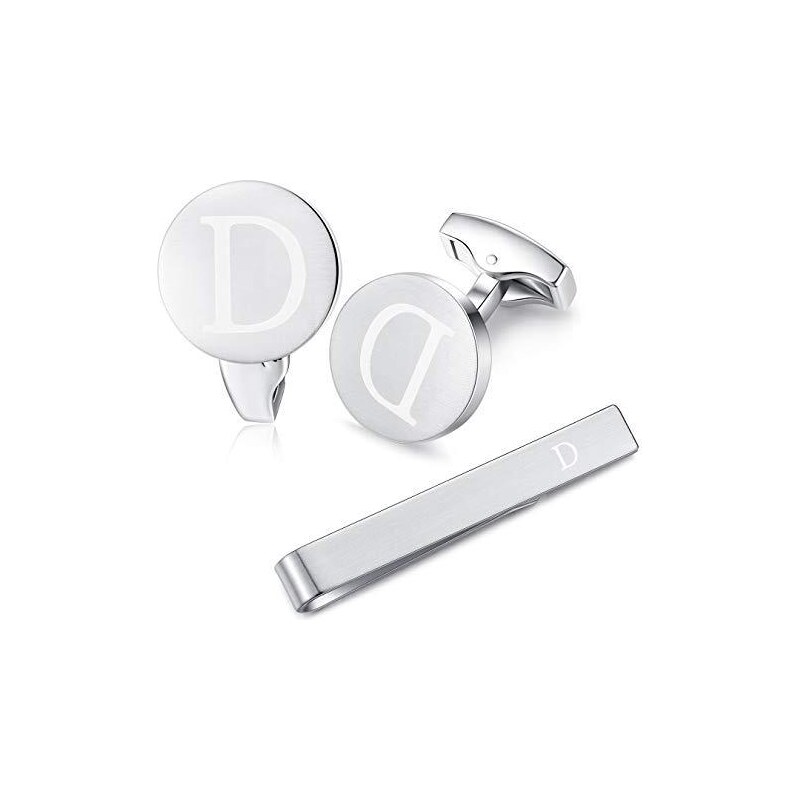 Set Regalo Gemelli E Fermacravatta Elefante In Peltro: Scatola Regalo Con Chiusura Magnetica, Ideale Per Uomo
