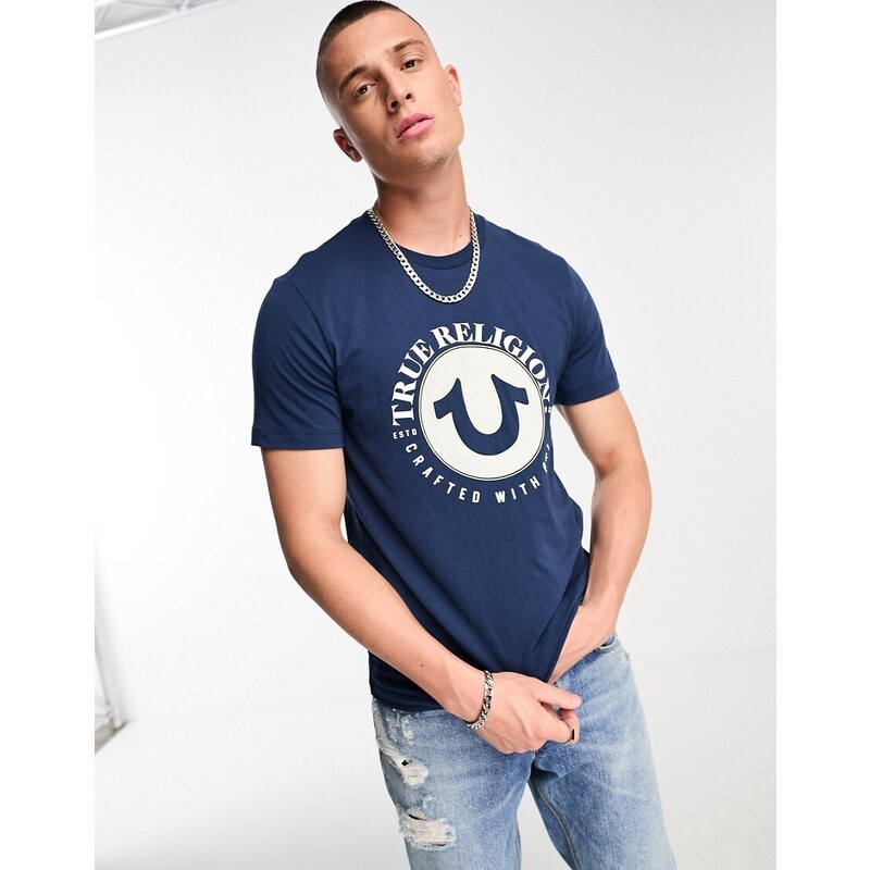 True Religion - T-shirt blu navy