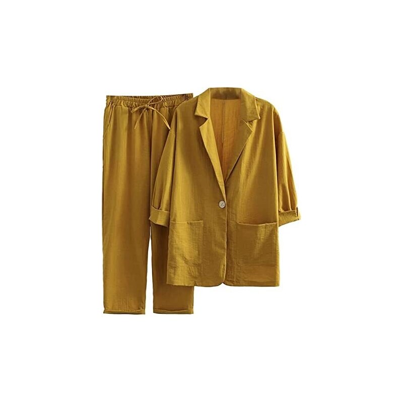 Comma Camicia Donna In Viscosa A Maniche Lunghe - Girocollo Con Bottone E Polsini Elasticizzati - Taglia 36