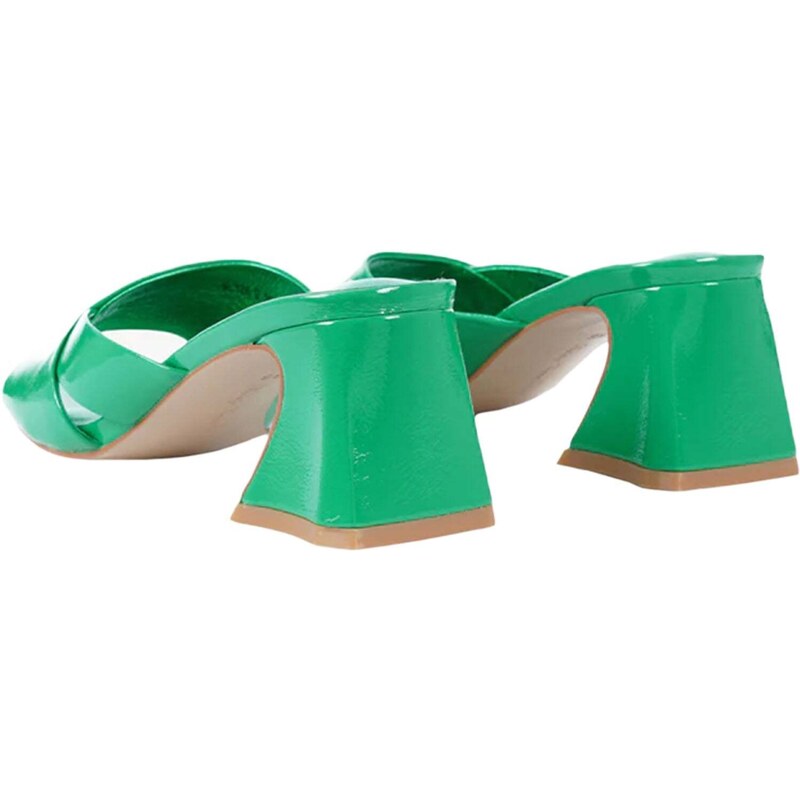Sandalo mules Luciano Barachini verde