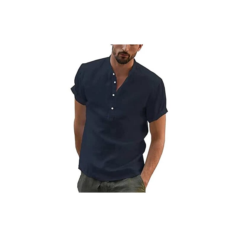 Camicia Estiva Uomo Manica Corta Ingram: SKT2DB3244CLASSICI7C - Foto 3