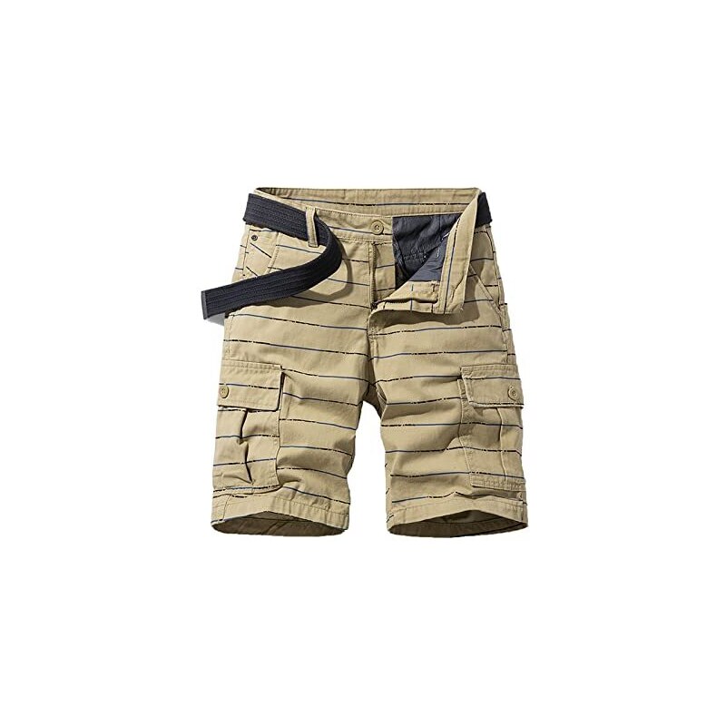 Pantaloncini Cargo Uomo Trekking - Leggeri, Elastici E Ad Asciugatura Rapida - Ideali Per Escursionismo, Pesca, Golf