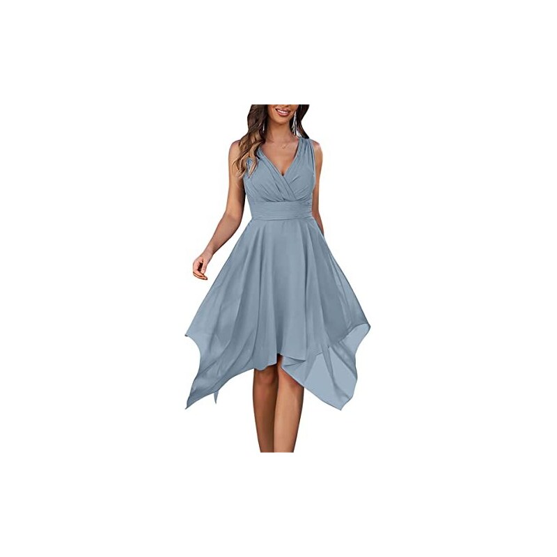 Abito Copricostume Da Spiaggia Con Scollo A V - Maniche Corte E Tessuto Trasparente | Perfetto Per Mare E Piscina - Foto 5