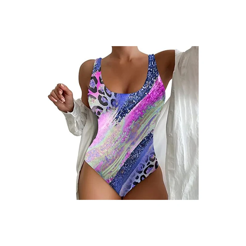 KOUZHAOA Costume Intero Sgambato Brasiliana Donna Bikini Costume Due Pezzi Premaman Costumi