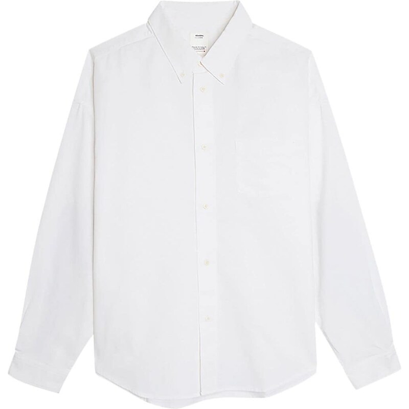 Visvim Albacore B.D. Elbow-patch Cotton Shirt - Bianco - Stileo.it