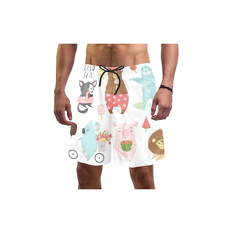 Costume Da Bagno Per Bambini Con Rete Interna - Asciugatura Rapida, Multi Colori - Foto 9