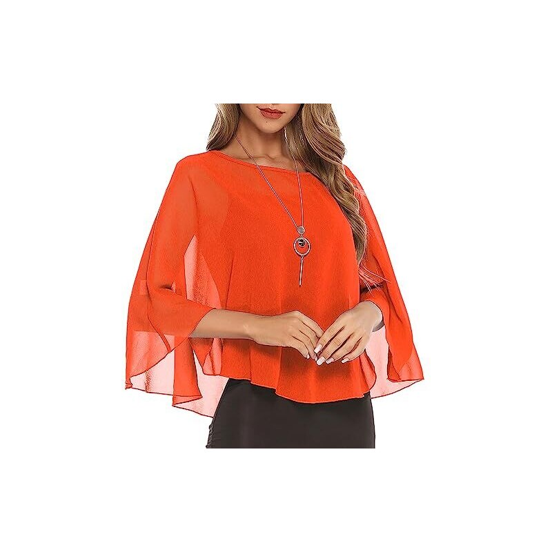 Scialle Chiffon Donna - Elegante, Per Cerimonie E Sera - Foto 10