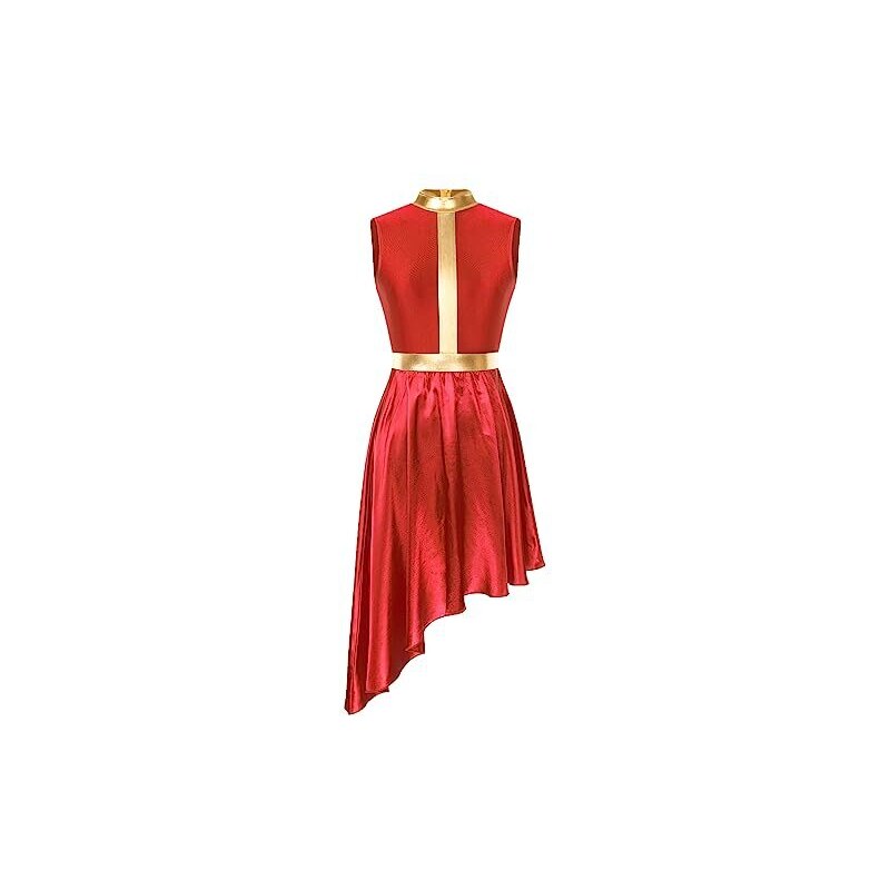 Lejafay Vestito Danza Lode Liturgica Senza Maniche Donna con Set