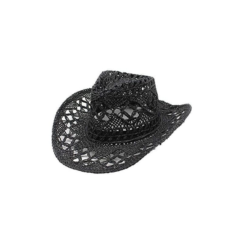 Cappello Cowboy Australiano Hawkins In Pelle Nera – Taglia SMALL (57cm) – Uomo