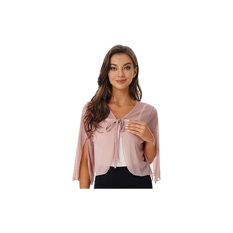Cardigan LUCKYLU da donna aperto tinta unita primaverile CM01BI