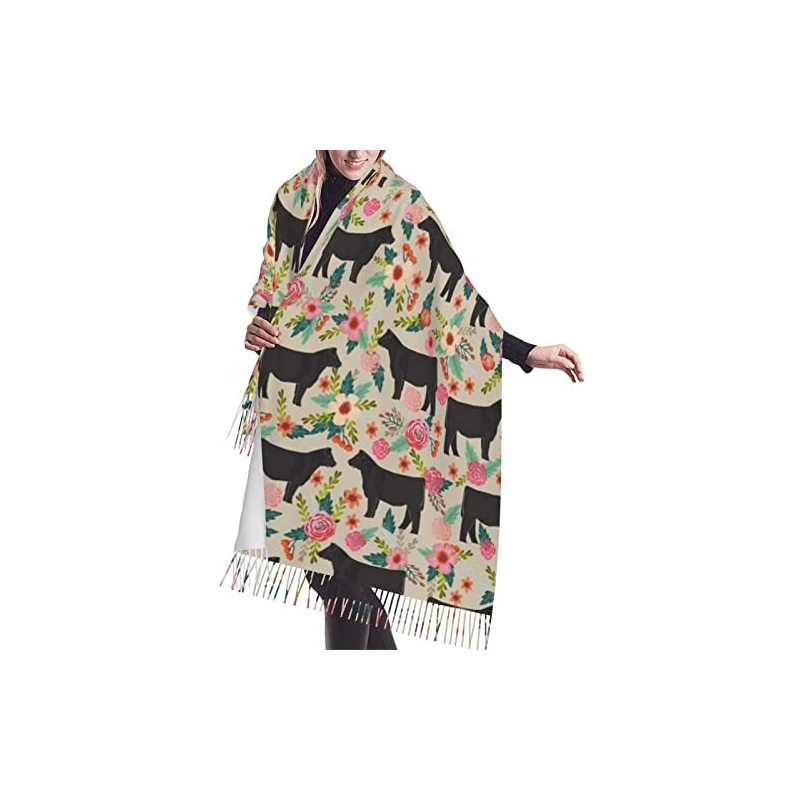 BdgWKseH Sciarpa da donna pashmina scialli e impacchi per abito da sera