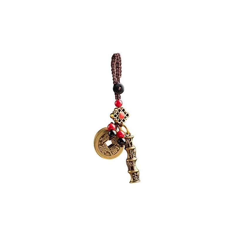 Ciondolo Portafortuna Cinese Con Anatre Mandarine - Lachineuse, 30 Cm, Colore Rosso, Amuleto Per Amore E Successo, Regalo Feng Shui