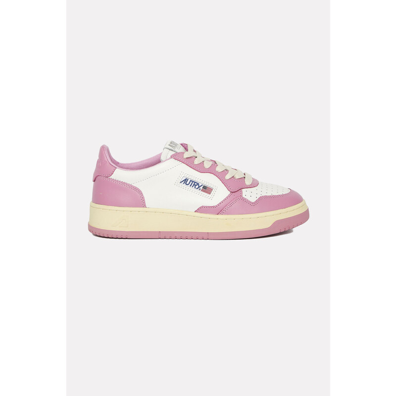 AUTRY DONNA Sneakers Medalist Low in pelle bicolore