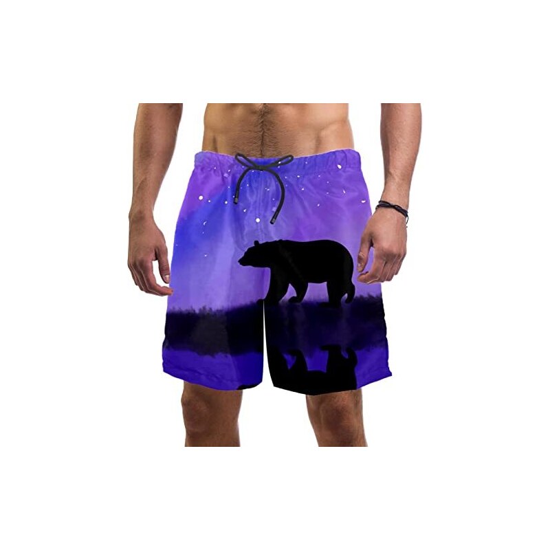 Pantaloncini Da Allenamento Uomo DIOTSR - Con Stampa Fiamma, Coulisse In Vita, Tasc - Foto 8