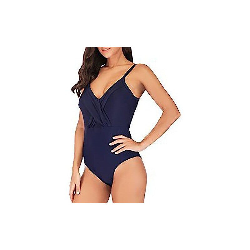 Hanna Nikole Costume Intero Snellente Con Volant, Taglie Forti, Donna - Perfetto Per Estate E Mare - 3