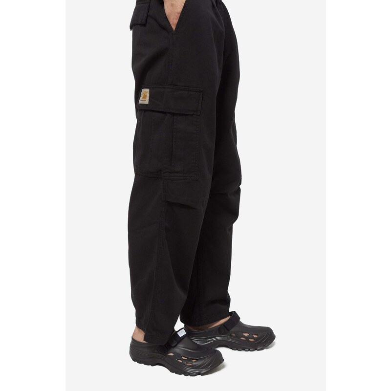 Carhartt WIP Pantalone COLE CARGO in cotone nero