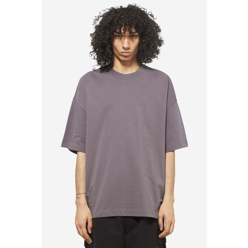 Carhartt WIP T-Shirt LINK SCRIPT in cotone grigio