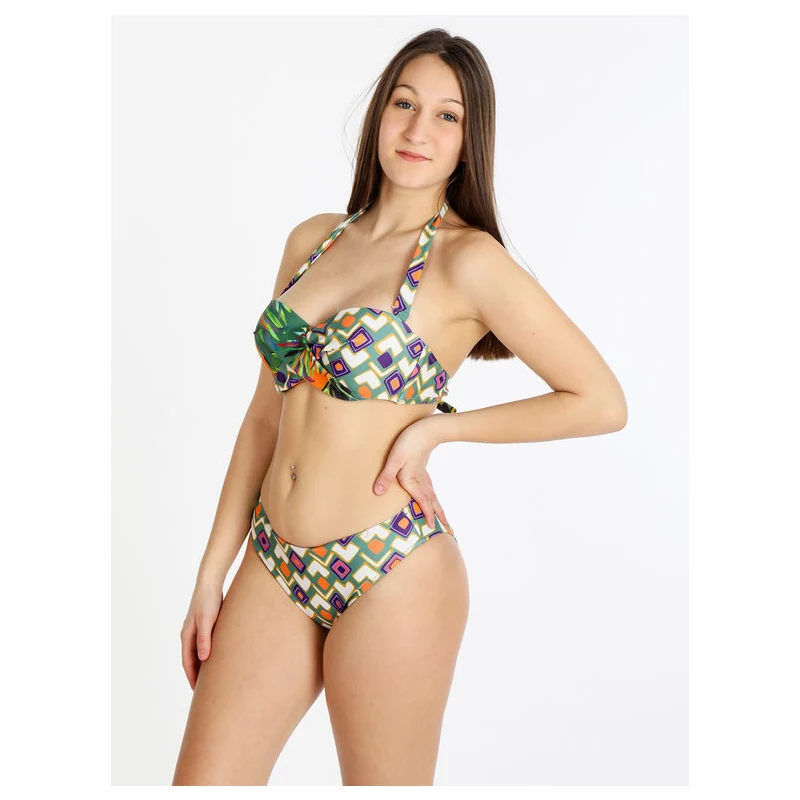 Bikini You Costume Donna Multicolor Verde Taglia 44