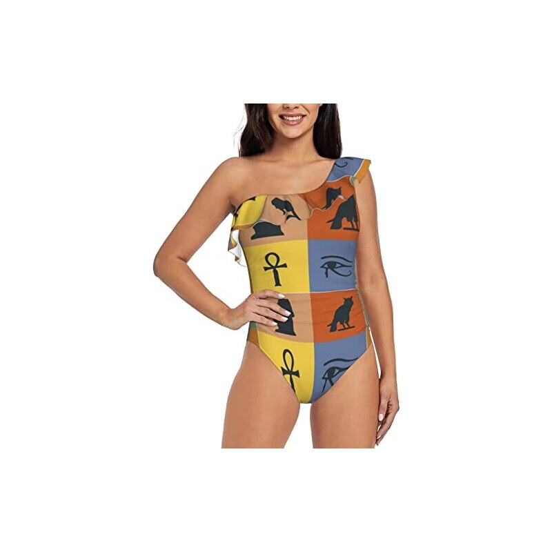 Costume Da Bagno Intero Costume Da Bagno Monospalla Con