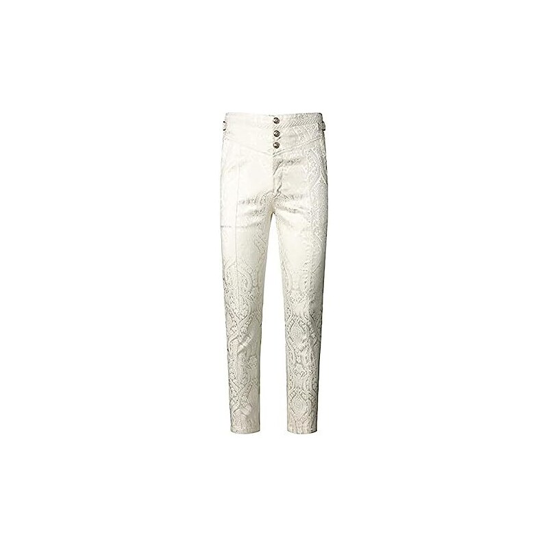 Pantaloni Lunghi Medievali Uomo In Lino - Stile Gotico, Steampunk, Vintage - Per Halloween, Cosplay, Feste A Tema