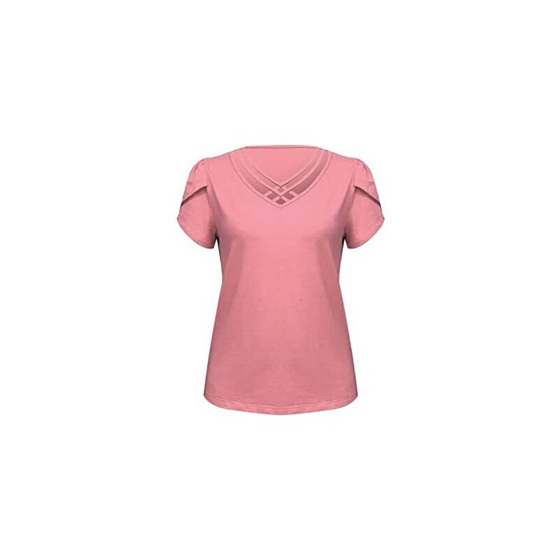 Maglia a righe scollo a V donna | Italia