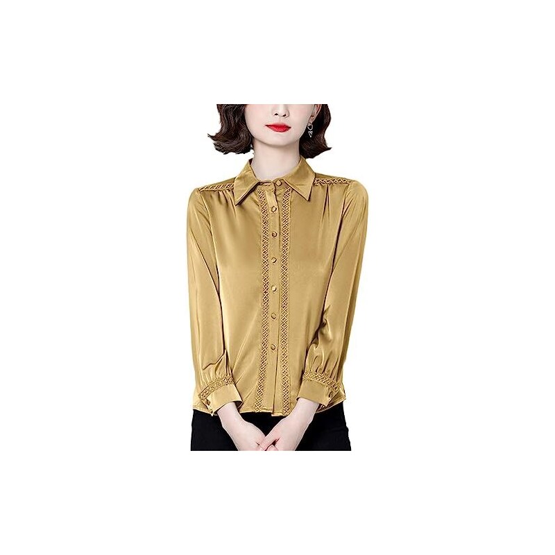 Camicia In Pizzo Con Collo Coreano E Maniche Lunghe Dixie - Vestiti