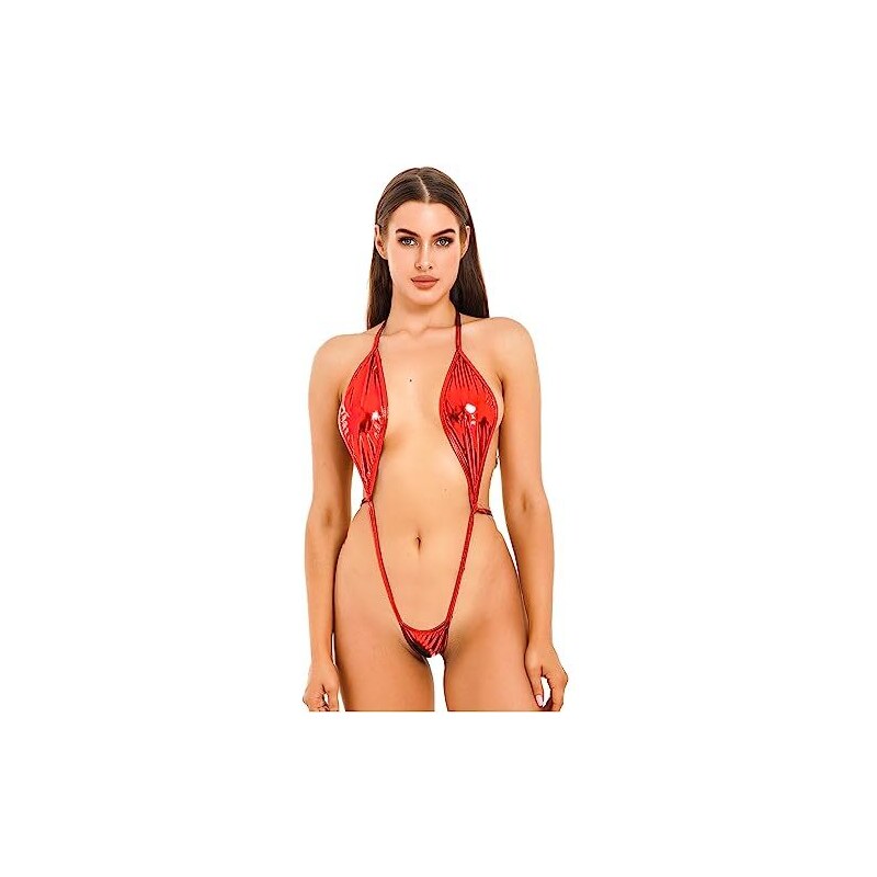 Women's Mini Bikini Bra Micro G-string Set Thong Lingerie - Foto 8