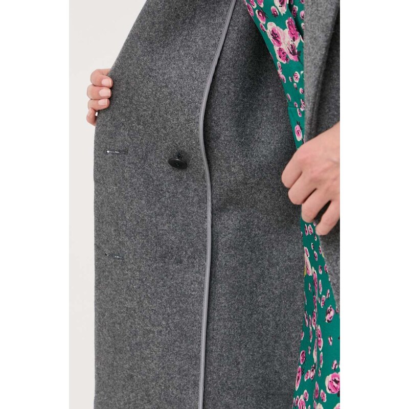 Red Valentino cappotto in lana colore grigio