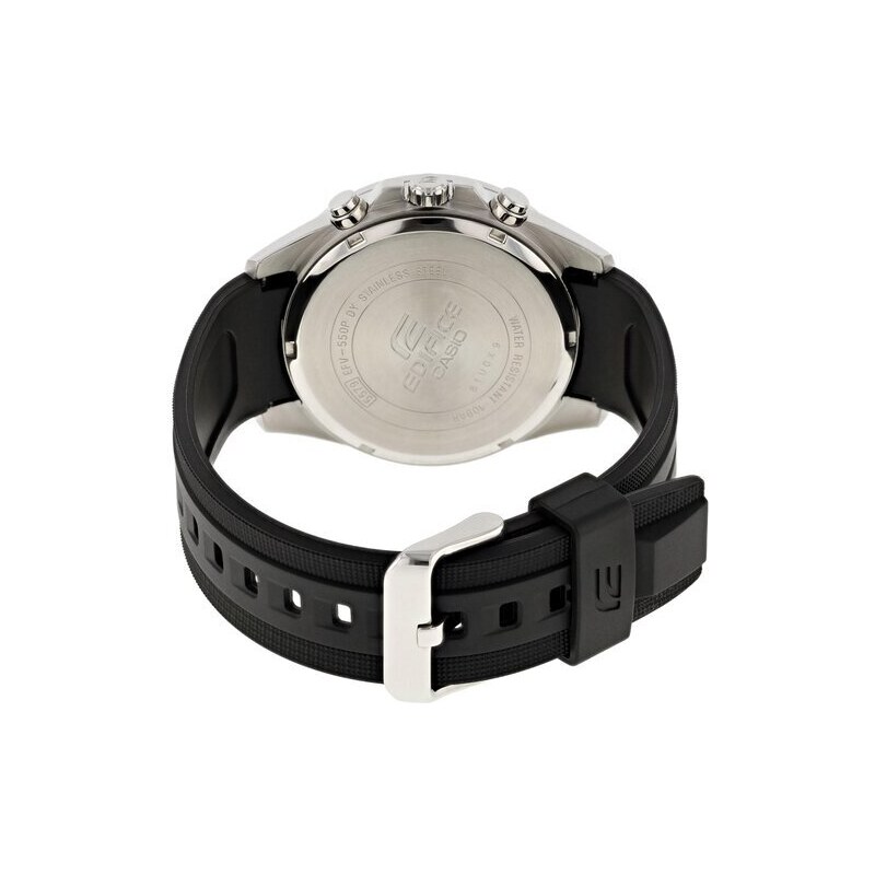 Casio Orologio Uomo, Quadrante Analogico Nero, Cinturino In Pelle, Doppio XL