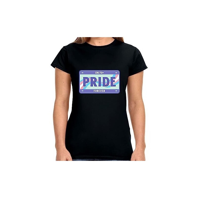 Maglietta Unisex Arcobaleno Con Cuore LGBTQ+ Pride - S4E, Idea Regalo Per Gay Pride E Parate