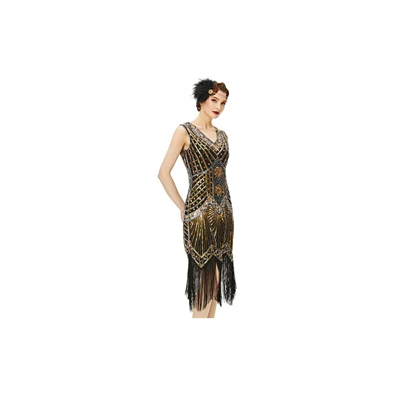 ORANDESIGNE Vestito da Ballo Latino Donna Abito da Sera Corto Estivo