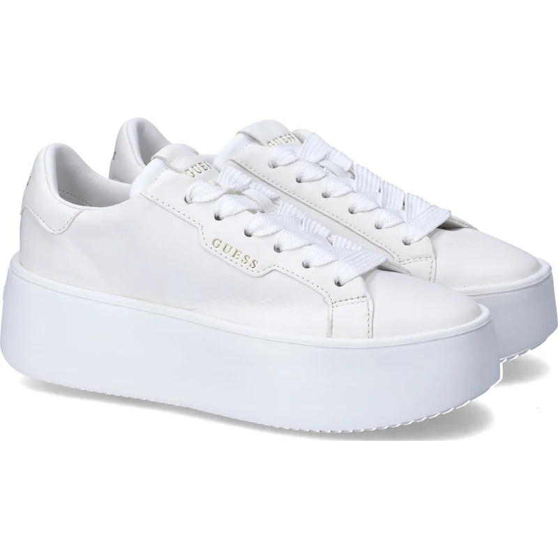 partiskhed lunge chap Guess donna sneakers white - Stileo.it