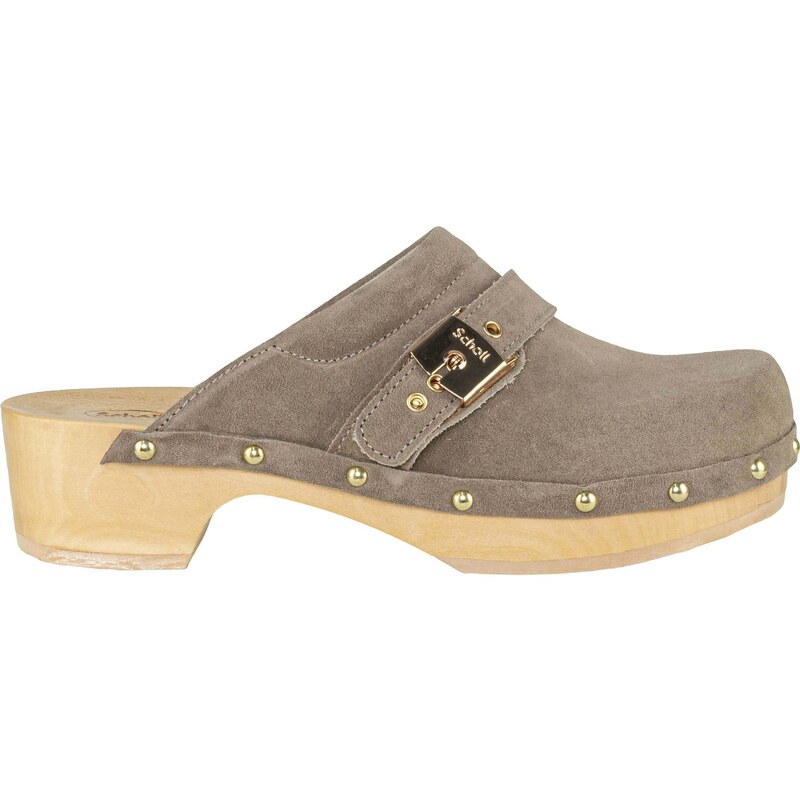 Sandales Pescura Clog 50 Pour Femme Scholl - Cuir Noir, Confort Ergonomique Assuré