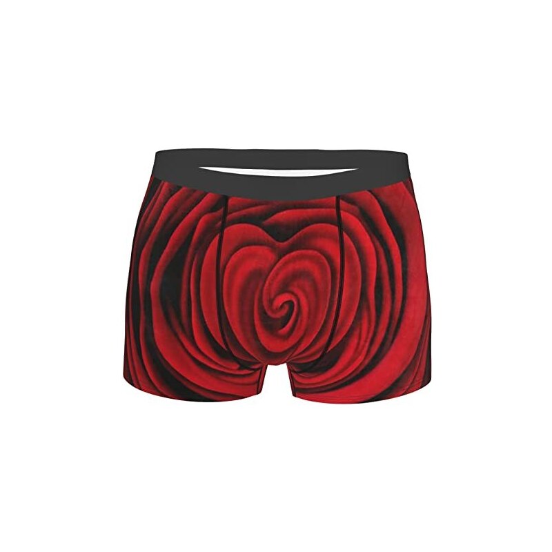 550 Mutande Boxer da Uomo Cuore di Fiori di Rosa Slip Fitted,Elastico ...