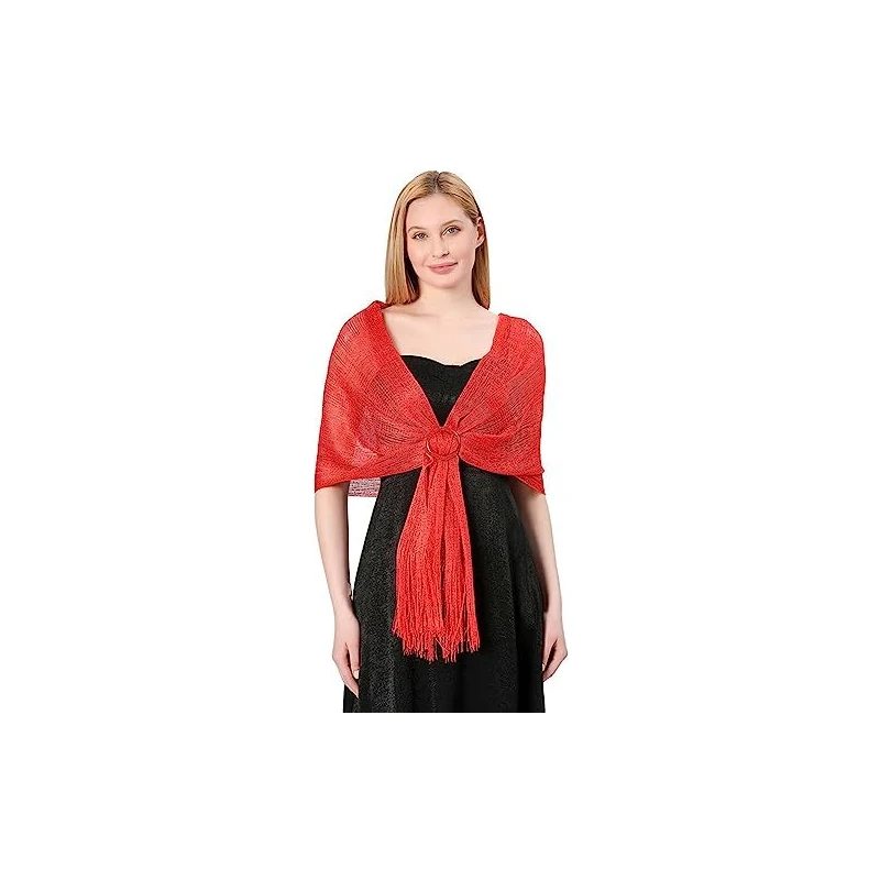 LumiSyne Donna Scialle Stola In Raso Setoso Per Abito Da Sera Tinta Unita Sciarpe Lunga Leggero Elegante Wrap Stola Per Sposa Matrimonio Cerimonia Festa, 200×70cm