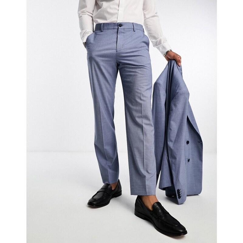 Selected Homme - Pantaloni da abito vestibilità classica blu