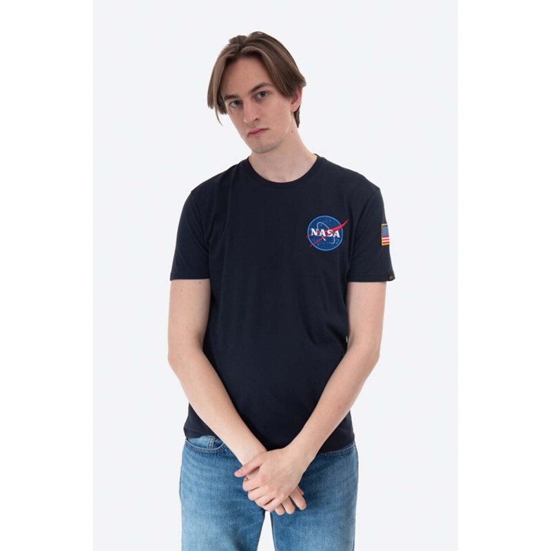 Alpha Industries t-shirt in cotone Space Shuttle T 176507.07