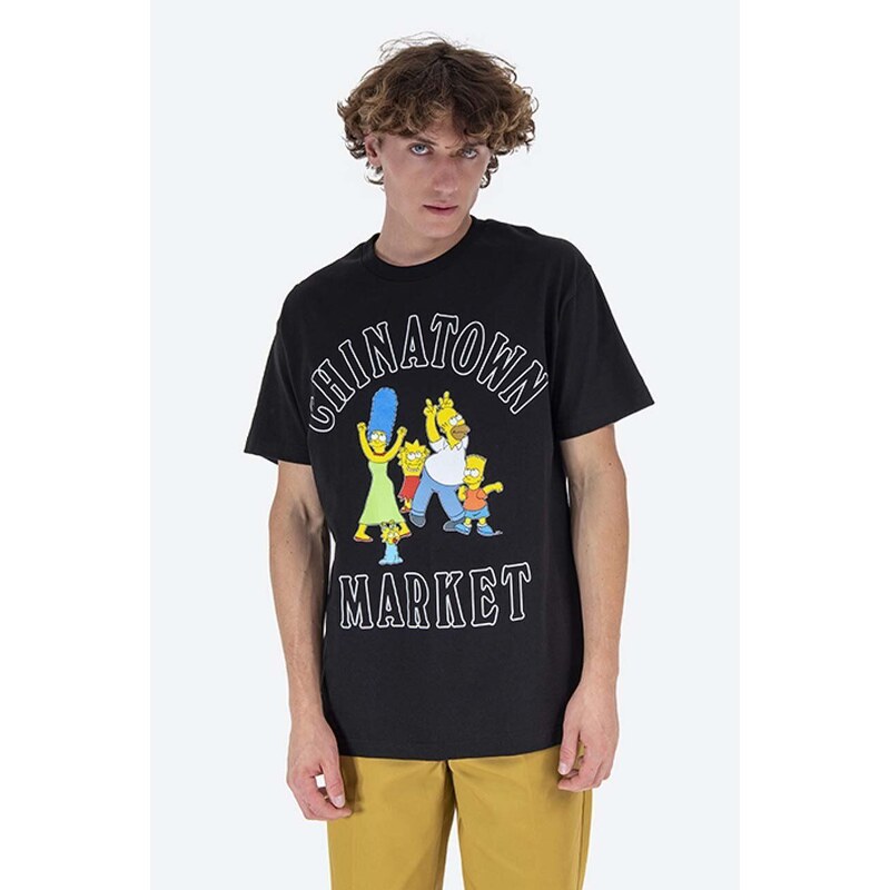 Market t-shirt in cotone Chinatown Market x The Simpsons Family OG Tee