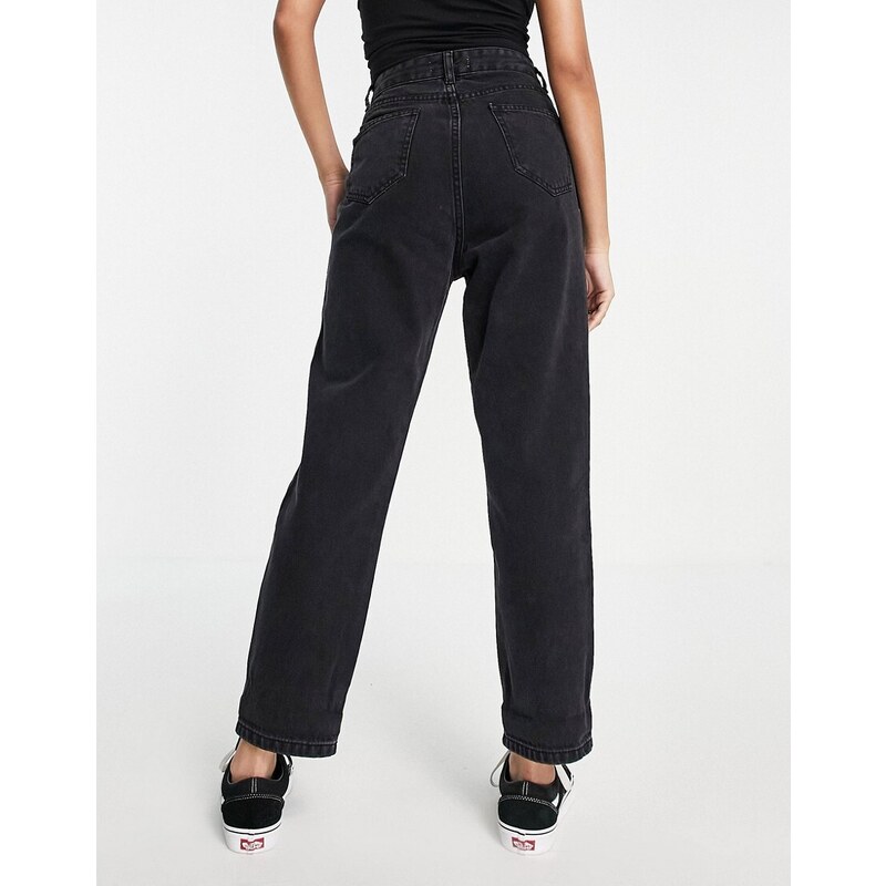 Don't Think Twice - Lou - Mom jeans, colore nero vintage