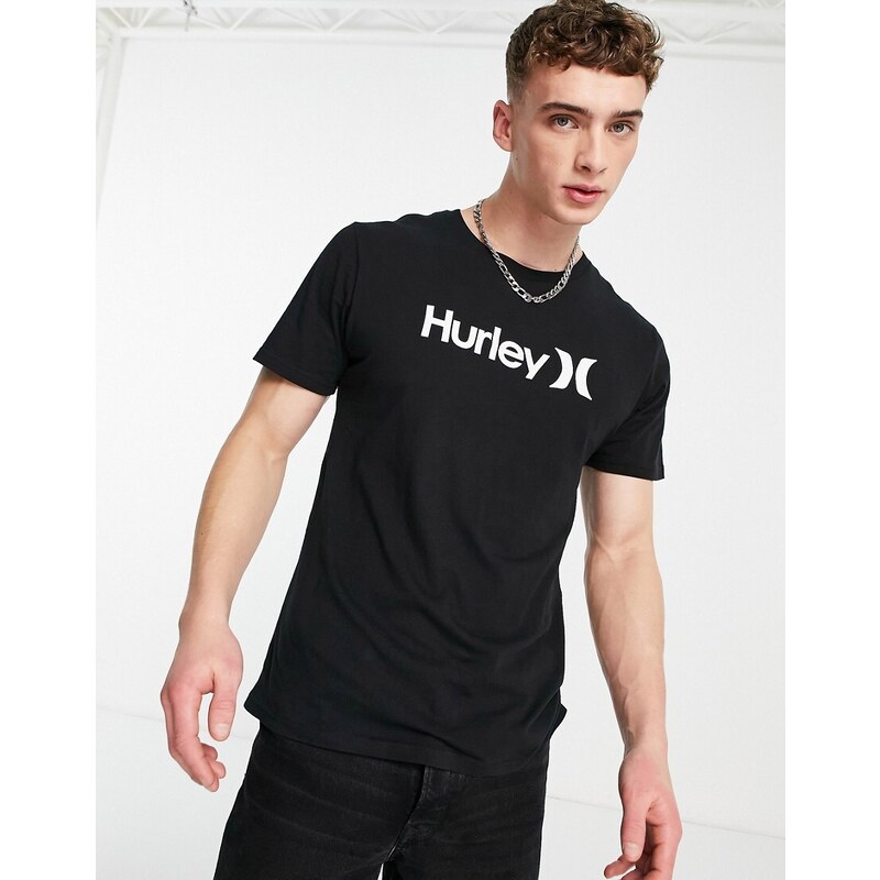 Hurley - Everyday One and Only - T-shirt nera-Nero