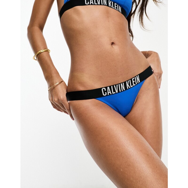 Calvin Klein - Intense Power - Slip bikini brasiliano blu acceso