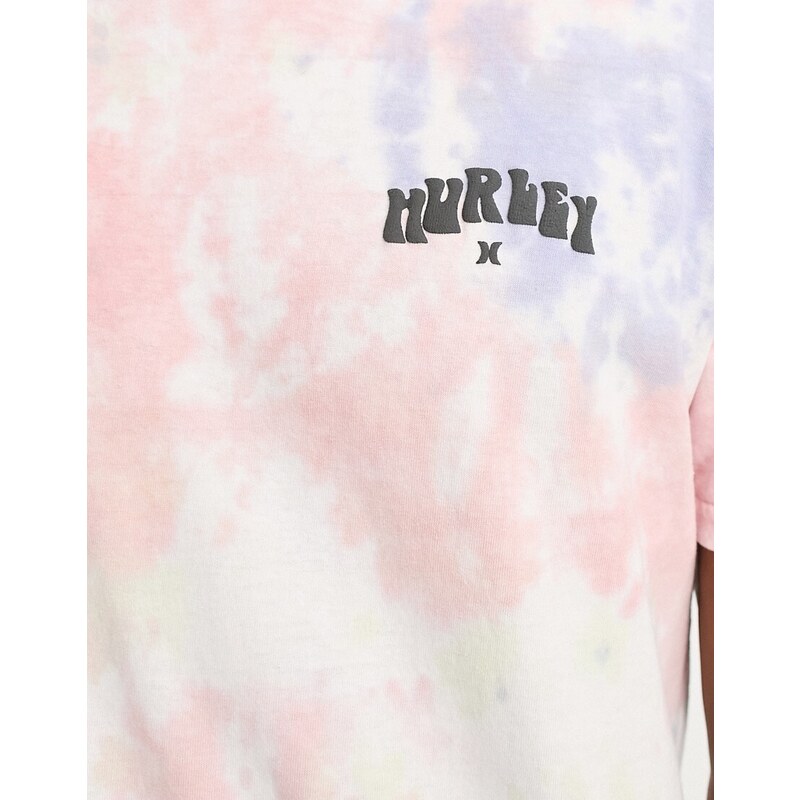 Hurley - Groove - T-shirt lilla tie-dye-Viola