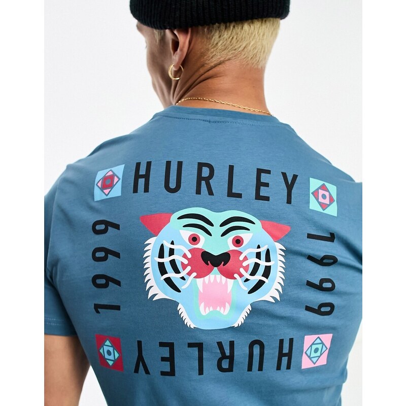 Hurley - Bengal - T-shirt blu