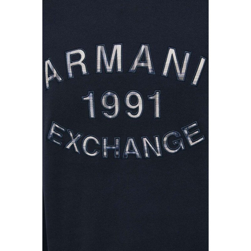 Armani Exchange felpa in cotone uomo