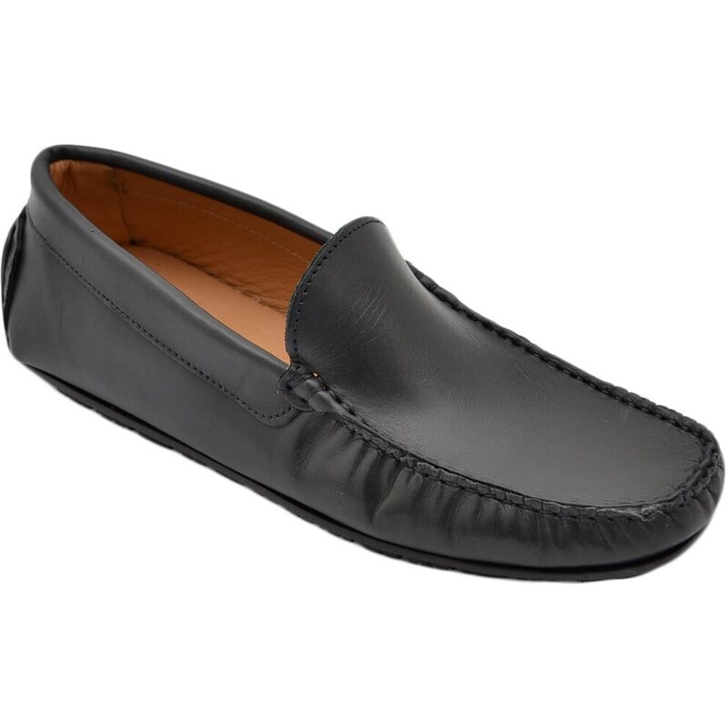 Mocassino da uomo in pelle | nero - Doucal's