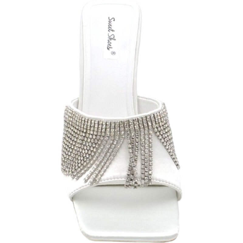 Fascia Per Capelli Annodata Con Perle E Cristalli: Accessorio Luccicante E Comodo Per Donna (Blu Chiaro)