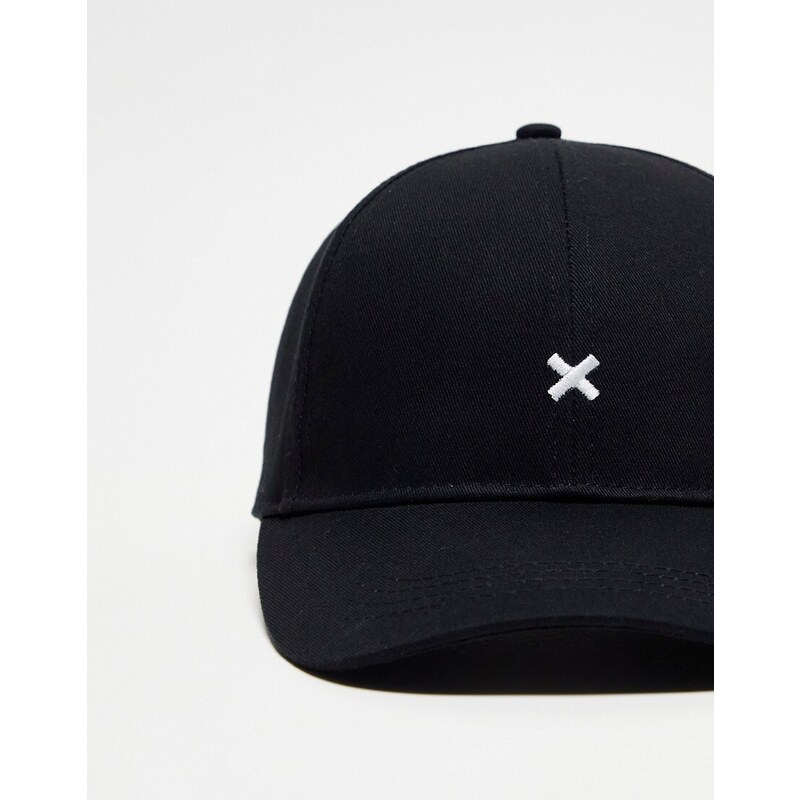 Collusion Unisex - Cappellino nero con logo