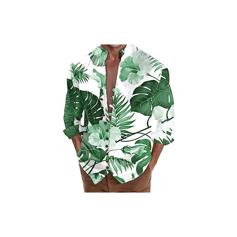 Camicia Uomo In Lino Evoga - Manica Lunga Slim Fit Coreana | Estate Traspirante - Foto 5