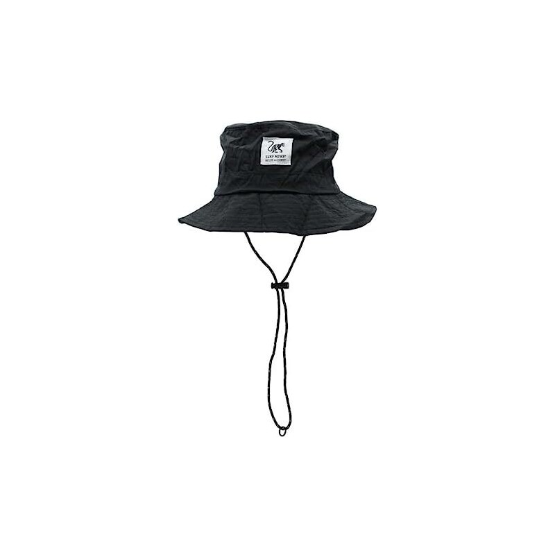 SURF MONKEY - Boonie, Cappello, impermeabile, uomo/donna, taglia unica, pieghevole, Nero , Taglia unica